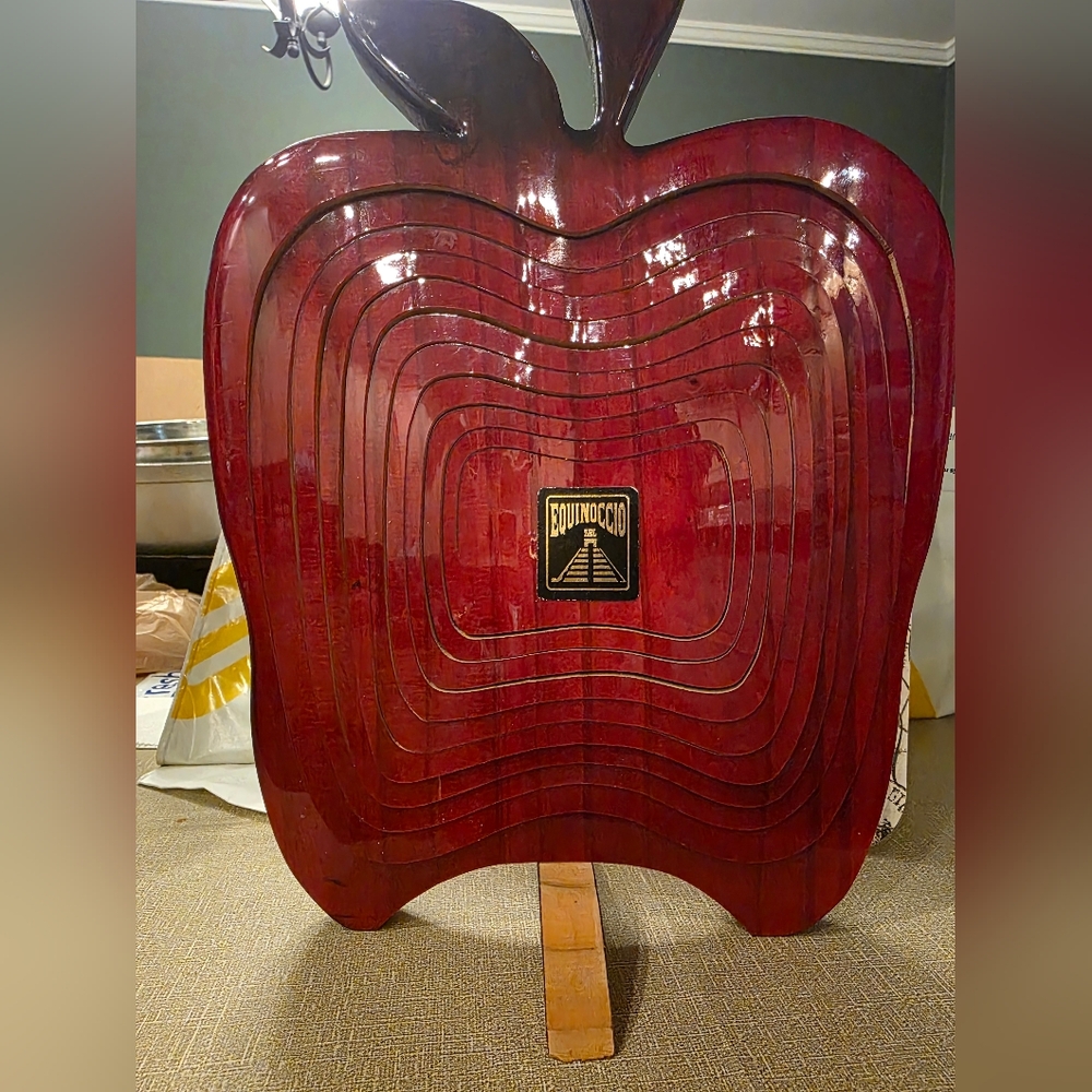 Dunhill Burgundy Wooden Tray